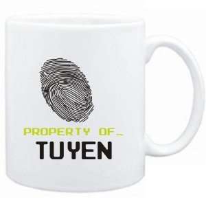  Mug White  Property of _ Tuyen   Fingerprint  Female 