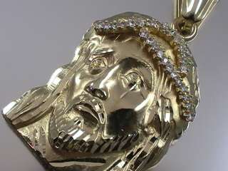 14K Gold Jesus Head Pendant * Jesus Face Piece *16 Gram  