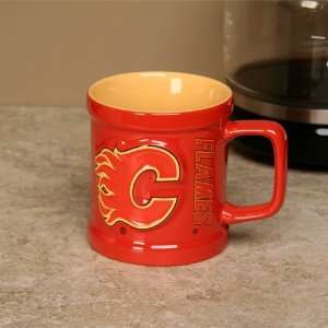  Calgary Flames Red Sculpted Team Mug
