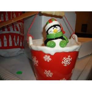   Penguin Ice Bucket / Candy Bowl / Decorative Dish 