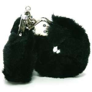  Love cuffs, black (furry)