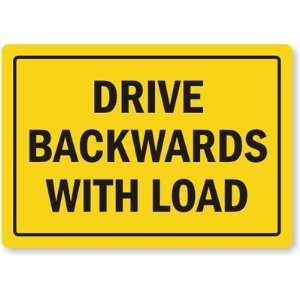  Drive Backwards With Load Laminated Vinyl, 5 x 3.5 