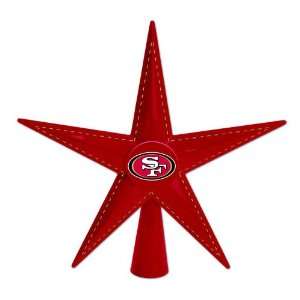  San Francisco 49ers Metal Christmas Tree Topper: Sports 