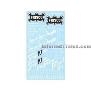  Kadee HO Scale Boxcar Decal Sheet   Frisco Toys & Games