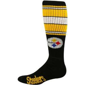    NFL Pittsburgh Steelers Black Super Tube Socks: Sports & Outdoors