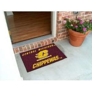   CMU Chippewas Starter Rug/Carpet Welcome/Door Mat