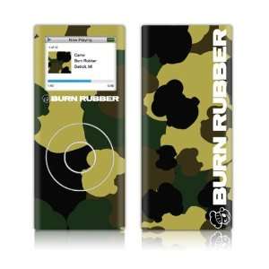   Nano  2nd Gen  Burn Rubber  Green Camo Skin: MP3 Players & Accessories