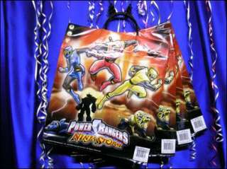 Power Rangers Large Treat Bags Loot Bags Party Favors Ninja Storm 