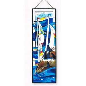  Sailboats and Sea Lions   Art Panel by Joan Baker: Kitchen 