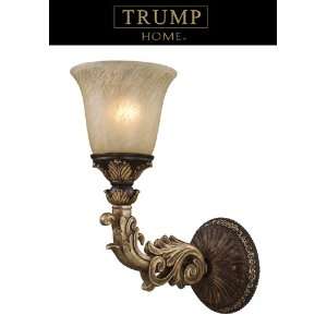  1 LIGHT WALL SCONCE IN BURNT BRONZE W6 H13 E10