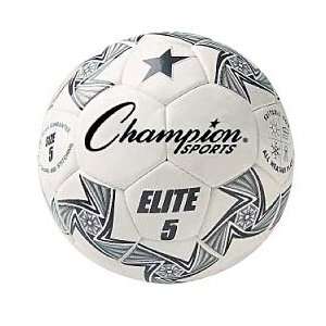  CHAMPION NFHS Official Elite Game Soccer Balls WHITE/BLACK 