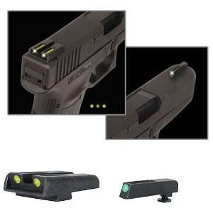  New Truglo TFO SET GLOCK LOW YLW RS Green Front Yellow 