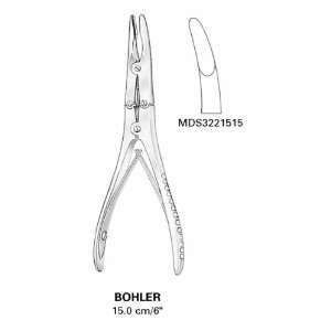 Bone Rongeurs, Bohler   Double action, curved tip, 6, 15 cm   1 Each 