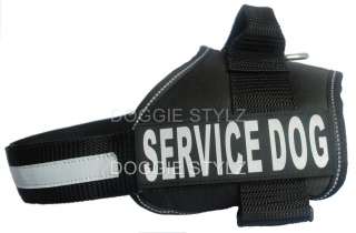 Dog Harness IN TRAINING reflective patches Assistance  