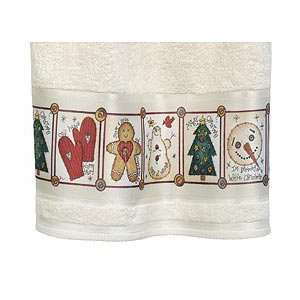 Gingerbread House Fingertip Towel