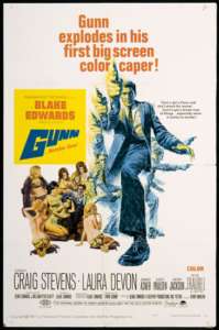 Gunn 1967 Original US Movie Poster 1 Sheet Ed Asner  