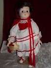 Porcelain Bisque Little Red Riding Hood Doll Musical
