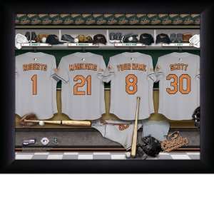  Baltimore Orioles Personalized Locker Room Photo Sports 