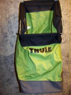 THULE Sweden bright green black heavy canvas hanging storage laundry 