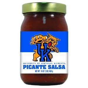    12 Pack KENTUCKY Wildcats Picante Salsa Medium 