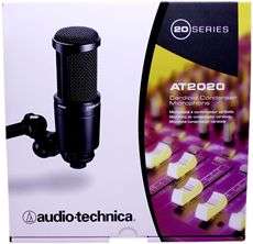   Technica AT2020 Studio Recording Microphone Cardioid Condenser Mic