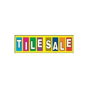   : TILE SALE 3x10 foot Vinyl Advertising Banner: Patio, Lawn & Garden