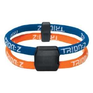 Trion Z Blue/Orange Ionic/Magnetic Dual Loop Single Bracelets   Trionz