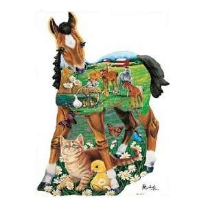    Master Pieces Pony Tales 550 Piece Jigsaw Puzzle Toys & Games
