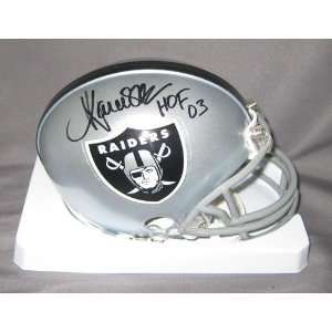  Autographed Marcus Allen Mini Helmet   Sb Mvp 