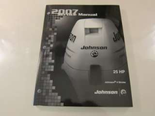 Johnson Outboard Service Manual 2007 25 4 Stroke  