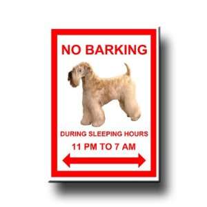  Wheaten Terrier No Barking Fridge Magnet: Everything Else