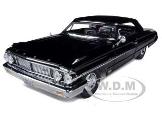   18 scale diecast model car of 1964 ford galaxie 500 black from mib