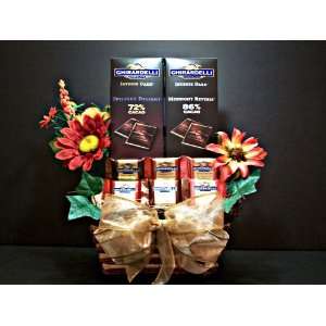 Ghirardelli Dark Chocolate Gift Basket Grocery & Gourmet Food