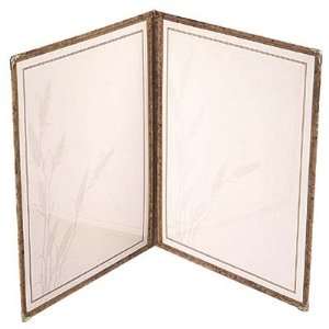 Two Panel Menu Covers (Four Facings)   Book Style   Nylon   8 1/2 x 