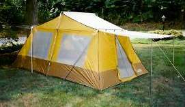 TREK 2 ROOM 2 DOOR 1 AWNING CABIN 14 x 10 & FLY COVER  