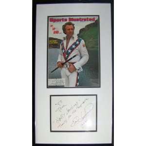 Evel Knievel Autographed Sports Illustrated Dated Sept.2, 1974  