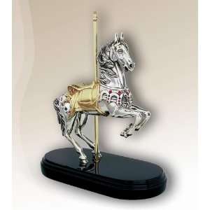  Carousel Horse Silver Plated: Home & Kitchen