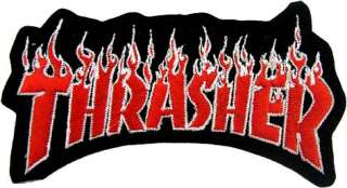 THRASHER SKATEBOARD PUNK & ROCK EMBROIDERED PATCH  