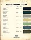   PAINT CHIPS DUPONT, 1955 STUDEBAKER PAINT CHIPS DUPONT items in car