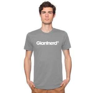 Giantnerd Logo T Shirt   Mens, Heather Grey, XXL  Sports 