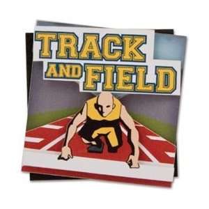   Track/Field Lil Stack 3 D Sticker KF00537; 6 Items/Order Home