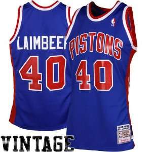  Detroit Piston Jersey : Mitchell & Ness Bill Laimbeer 