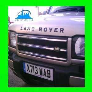 1999 2002 LAND ROVER DISCOVERY II 2 CHROME TRIM FOR GRILL GRILLE 2000 