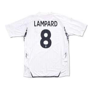  England Lampard #8 Home Soccer Jersey Size Large Sports 