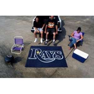  Tampa Bay Rays 5X6ft Indoor/Outdoor Tailgater Area Rug/Mat 