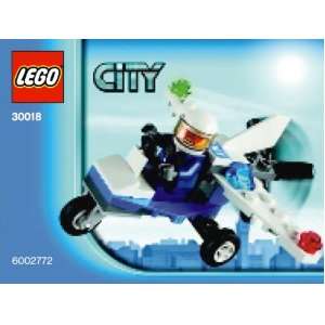 LEGO City Mini Figure Set #30018 Police Plane Bagged