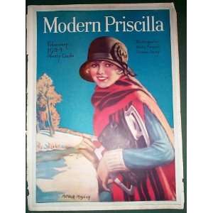  1925 Modern Priscilla Cover Only Illustrated by Arthur 