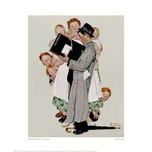  Norman Rockwell   Census Taker Giclee