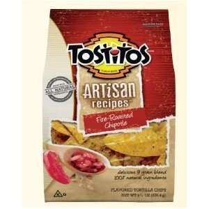 Tostitos Artisan Recipes, Fire Roasted Chipotle Tortilla Chips, 9.75 