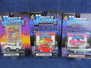 Muscle Machines Toy Cars 55 Nomad 59 El Camino +  